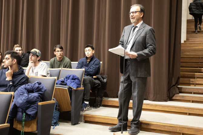 George Athanassakos Asking a Question to Ms. Kim Shannon