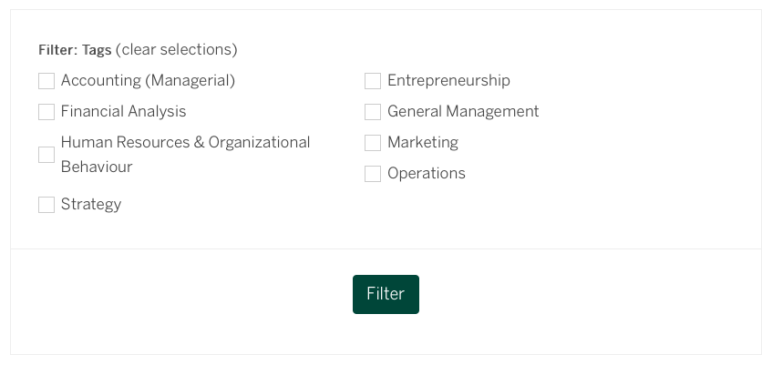 Case filter example