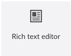 Rich text editor icon