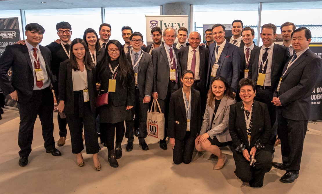 Group with Richard Oldfield, Prem Watsa, George Athanassakos, Wayne Peters, Francis Chou