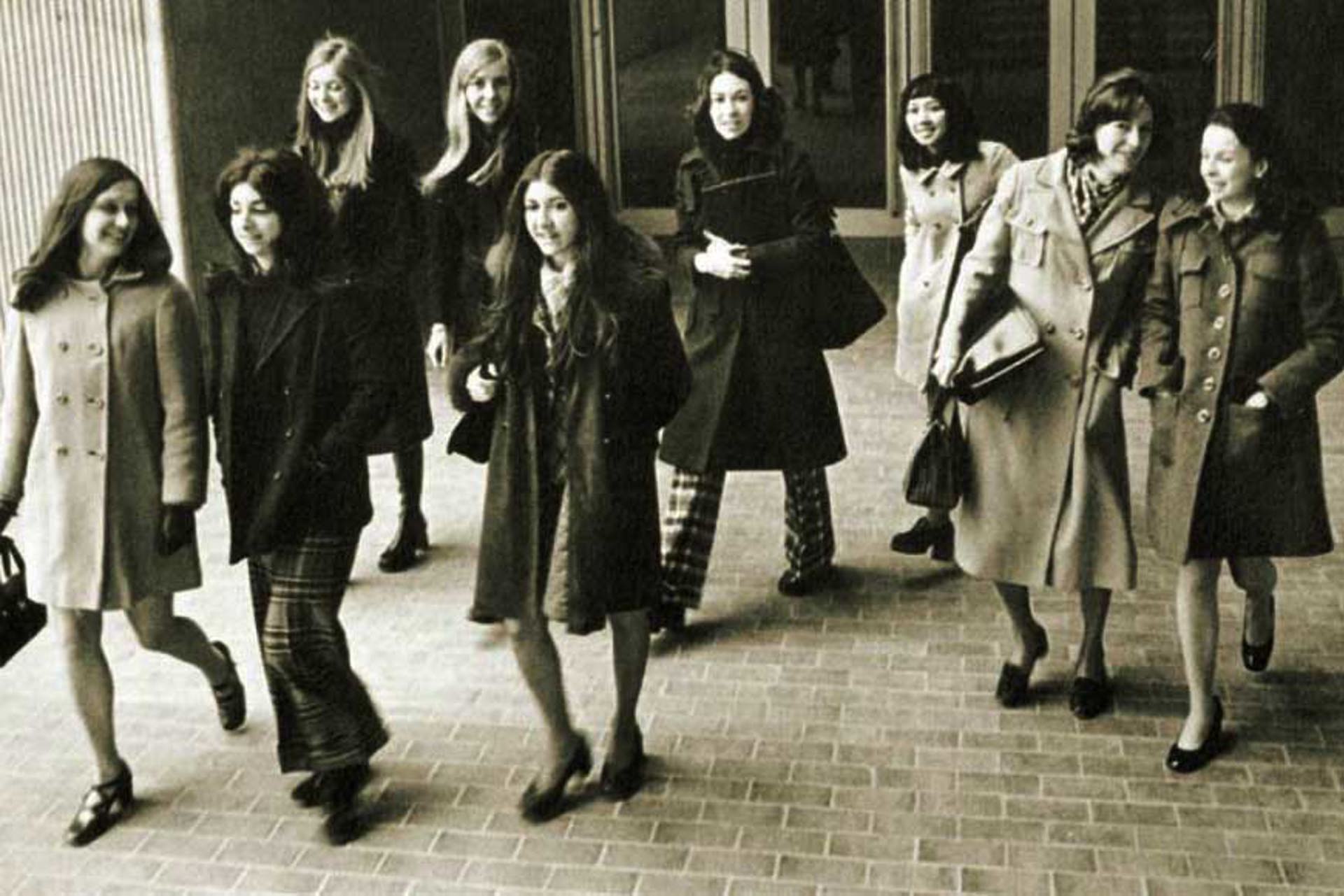  Nine Early Female Graduates 1973