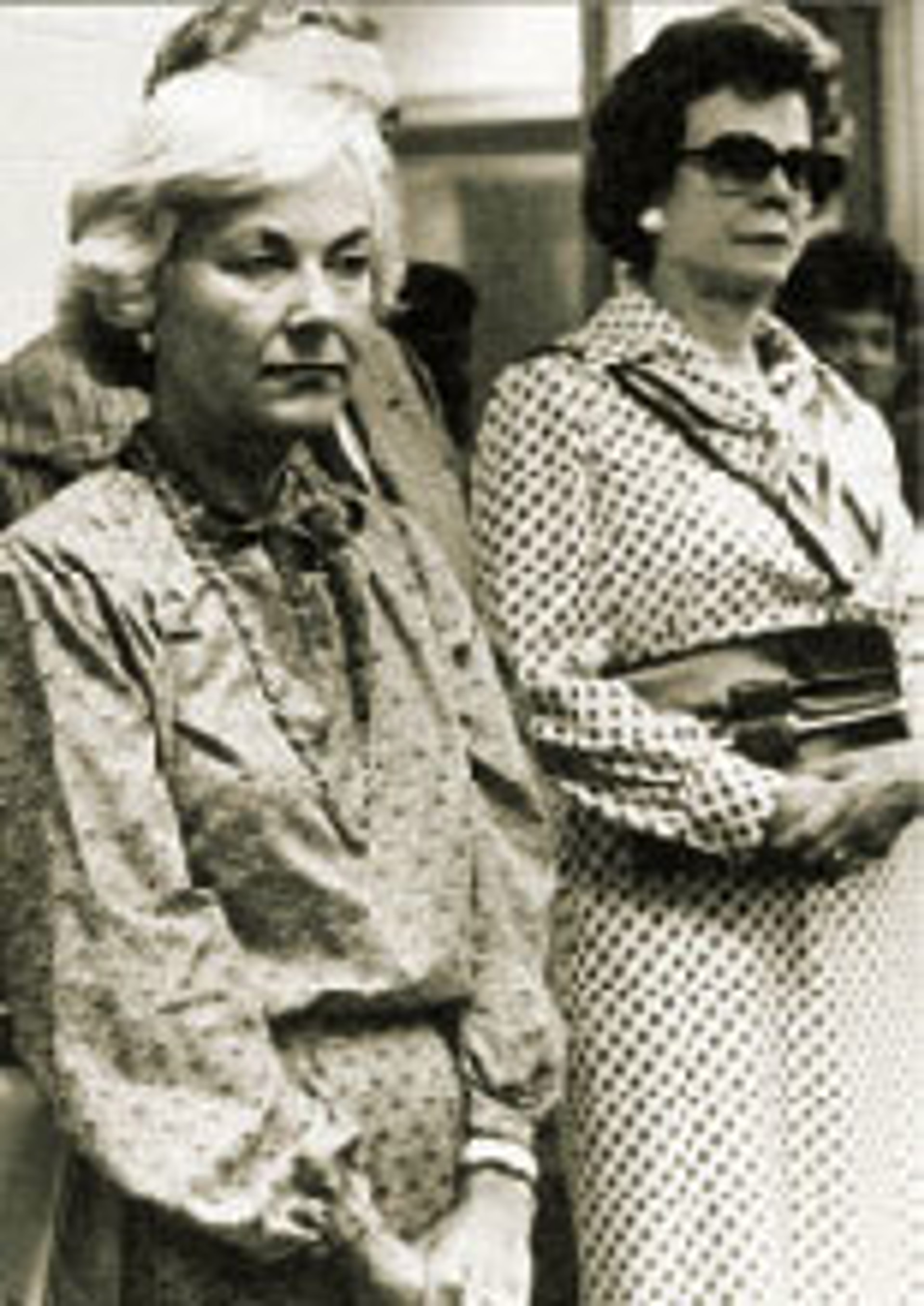 Mrs, R.M. Beryl Ivey and Lorraine Shuttleworth