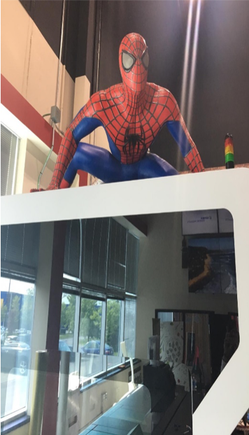 3d printing of Spiderman