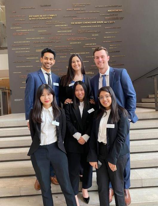 Photo of Ivey MSc students in the Ivey Grand Hall