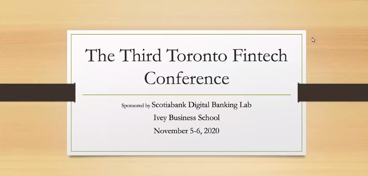 Third Toronto Fintech Conference | Scotiabank Digital Banking Lab