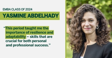 Yasmine Abdelhady, EMBA ’24: Balancing family, ambition, and lifelong learning