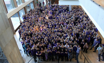 Ivey HBAs light up the Grand Hall in purple