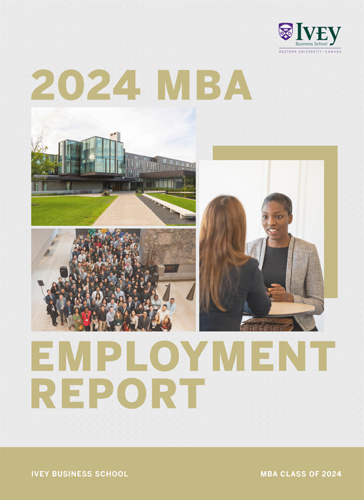 2024 MBA Employment Report cover