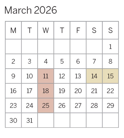 March 2026