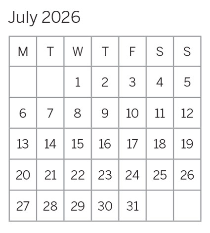 July 2026