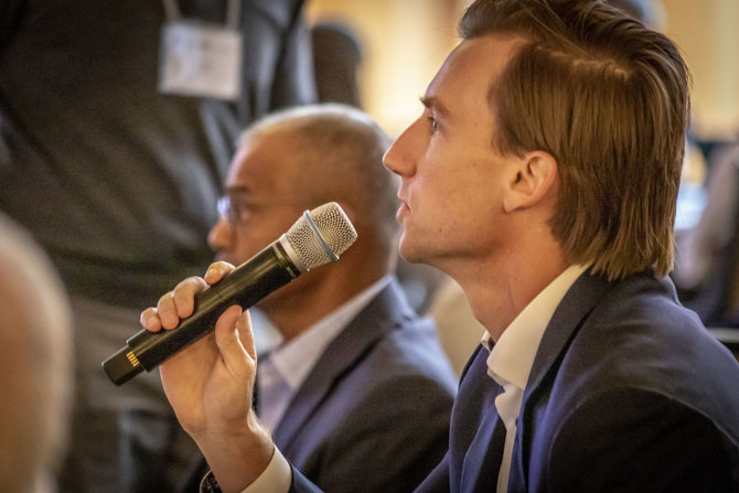 Audience Asking Questions During Panel 1 Q&A Session