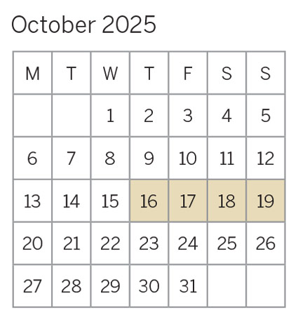 October 2025