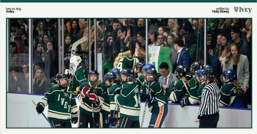 Breaking the Ice: Women's Ivey vs. Engineering Hockey Game