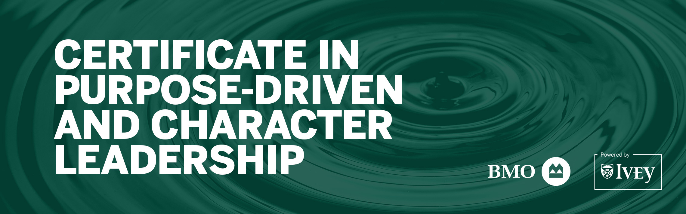 Certificate in Purpose-Driven and Character Leadership, Powered by Ivey