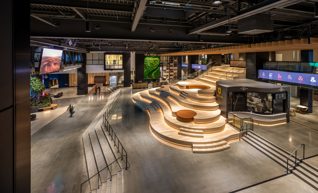 Ampersand Lobby Interior Calgary wide